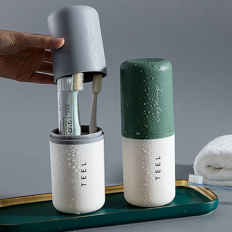 1pc Portable Toothbrush Holder - Home Goods Bathroom Storage บทวิจารณ์และราคา