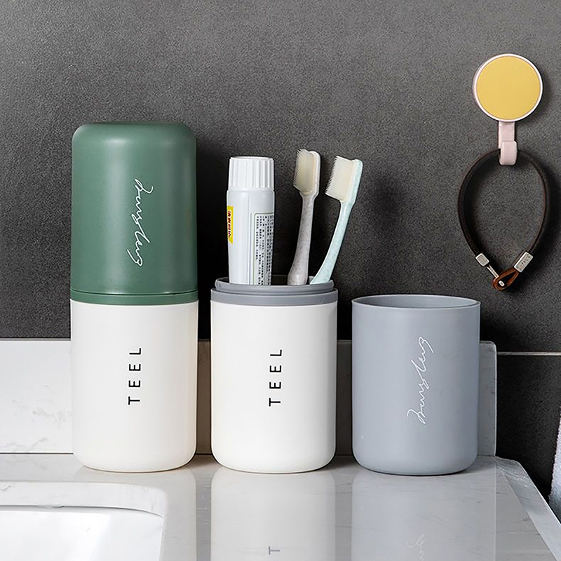 1pc Portable Toothbrush Holder - Home Goods Bathroom Storage บทวิจารณ์และราคา
