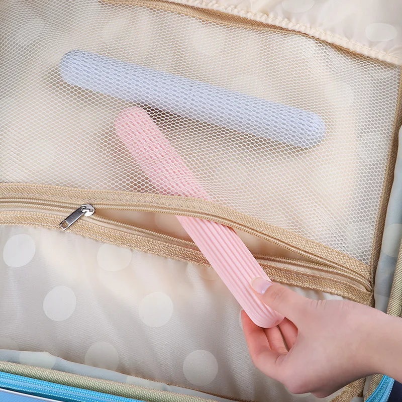 Travel Portable Toothbrush Box - Home Goods Bathroom Storage บทวิจารณ์และราคา