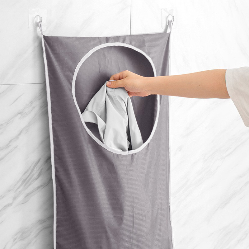Hanging Bathroom Laundry Baske - Home Goods Bathroom Storage บทวิจารณ์และราคา