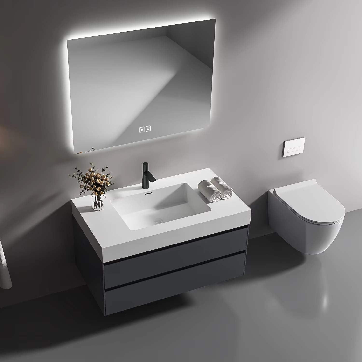 Modern Luxury Wall Mount Bathr - Home Bathroom Trends บทวิจารณ์และราคา