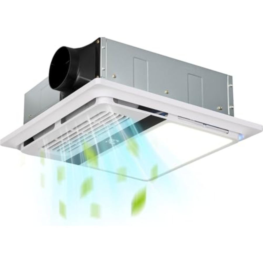 4-in-1 Bathroom Exhaust Fan wi - Home Bathroom Fan บทวิจารณ์และราคา