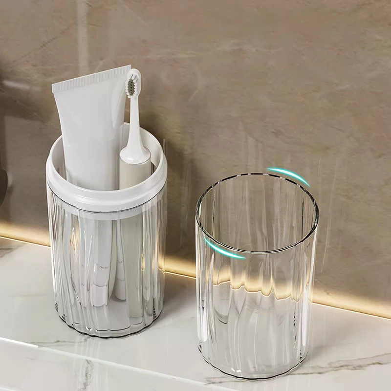 Travel Portable Toothbrush Cup - Home Goods Bathroom Storage บทวิจารณ์และราคา