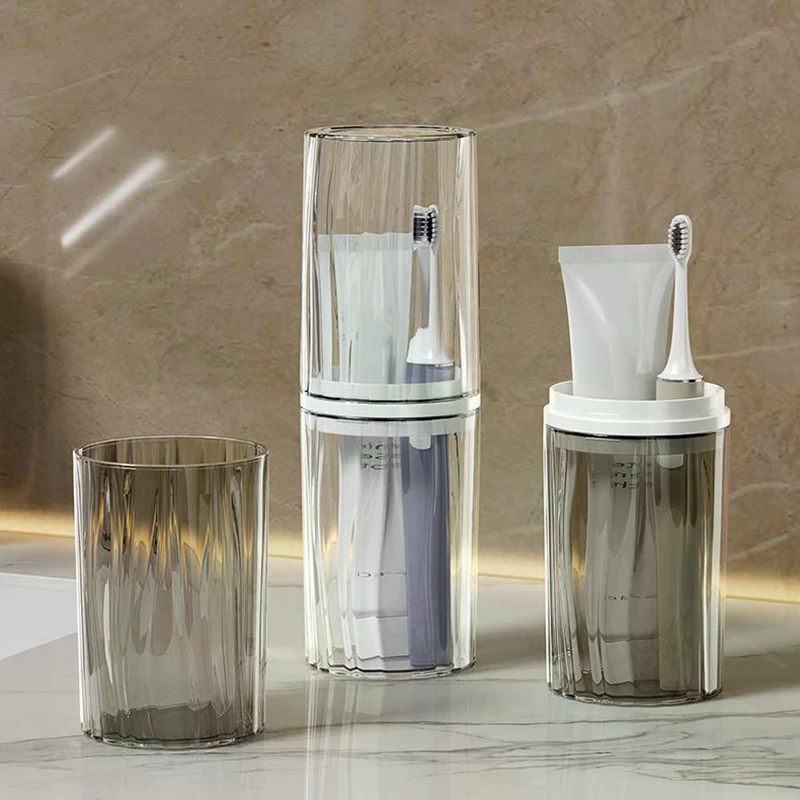 Travel Portable Toothbrush Cup - Home Goods Bathroom Storage บทวิจารณ์และราคา