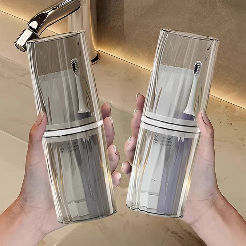 Travel Portable Toothbrush Cup - Home Goods Bathroom Storage บทวิจารณ์และราคา