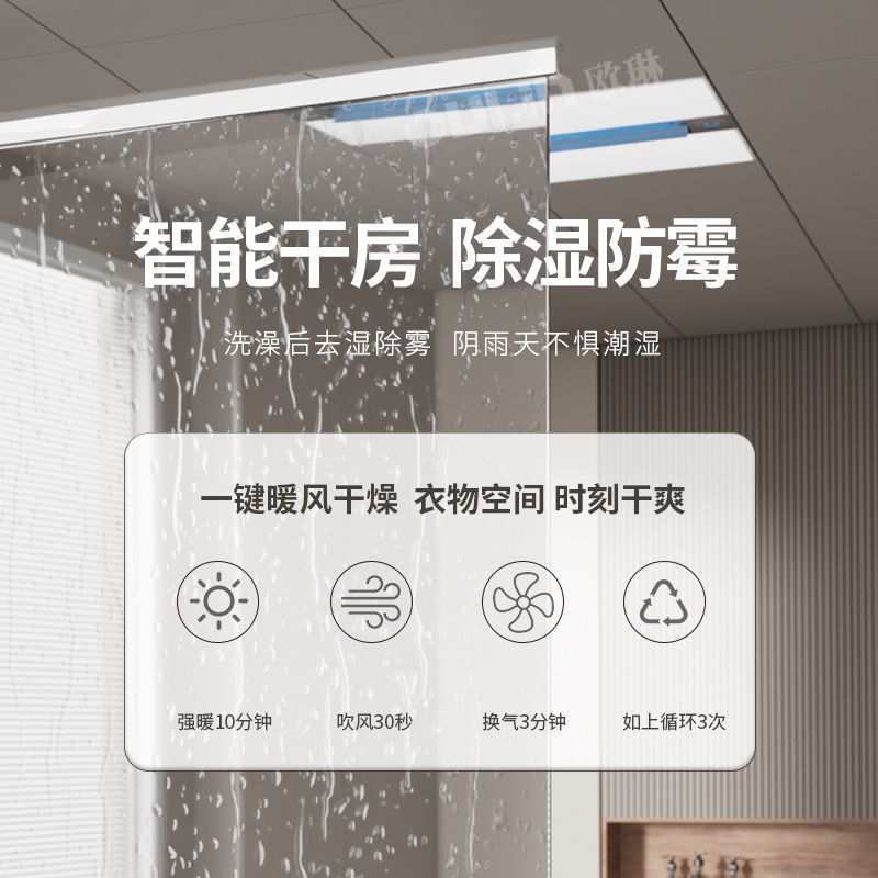 Smart 3-in-1 Bathroom Ceiling  - Home Bathroom Fan บทวิจารณ์และราคา