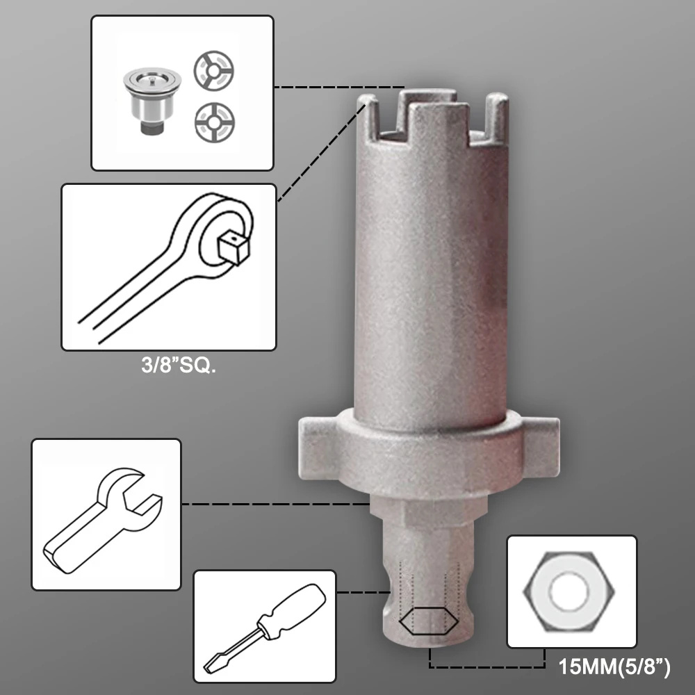 TINSOL Sink Faucet Wrench Anti - Home Bathroom Water Heater บทวิจารณ์และราคา