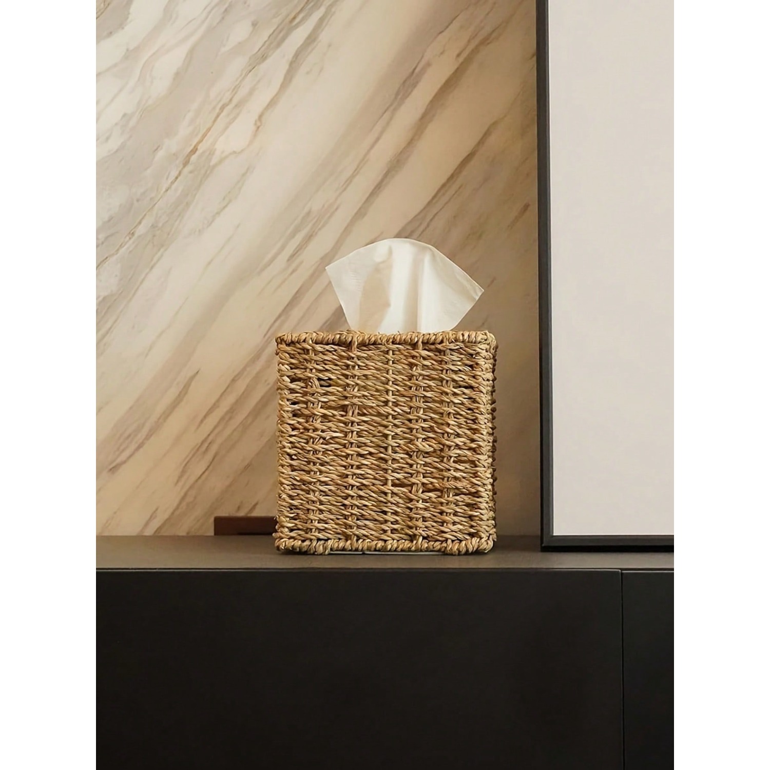 1pc Water Hyacinth Paper Tissu - Home Goods Bathroom Accessories บทวิจารณ์และราคา
